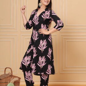 Rayon Digital Printed Cord Set